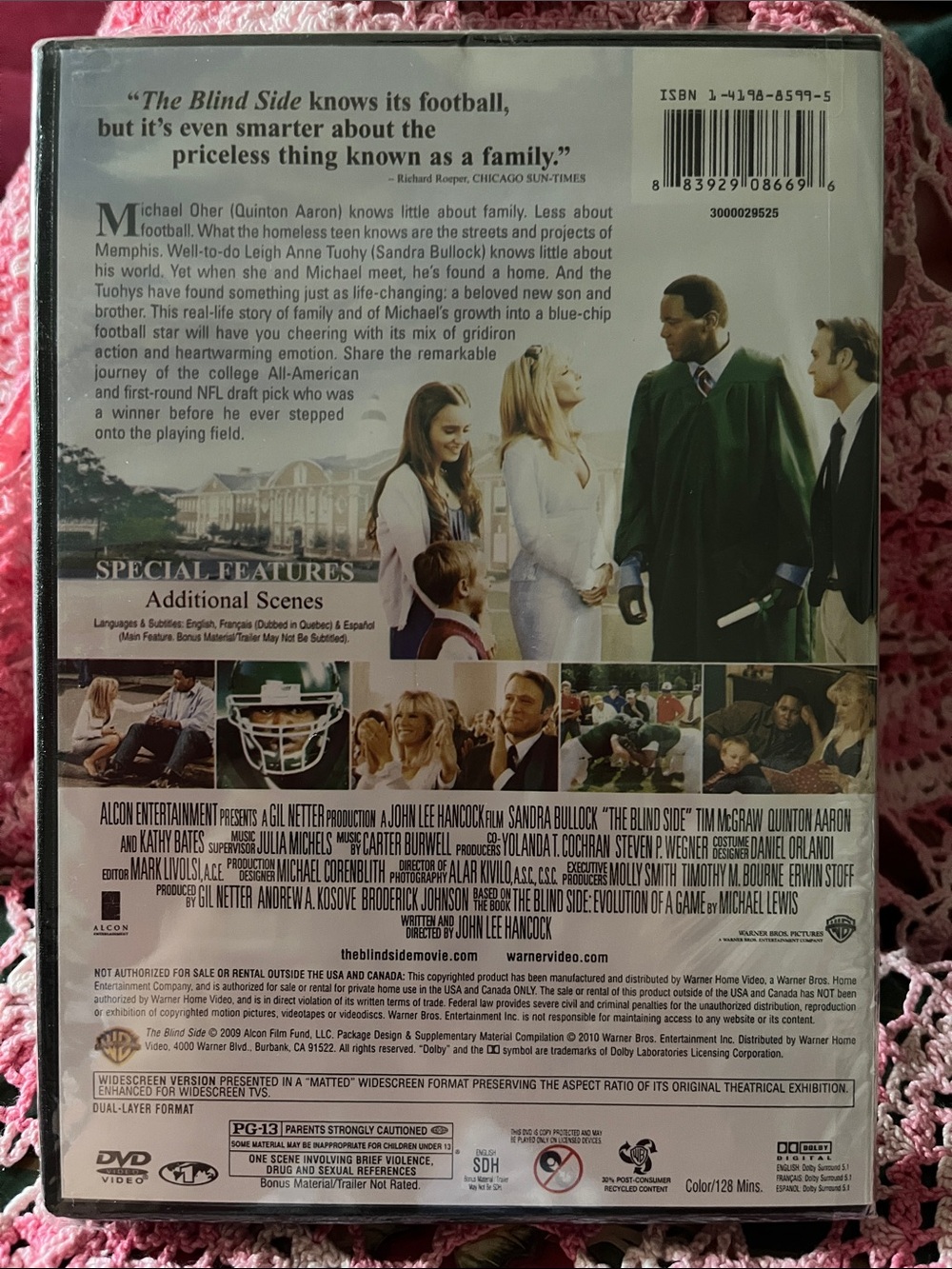 The Blind Side DVD - Black
